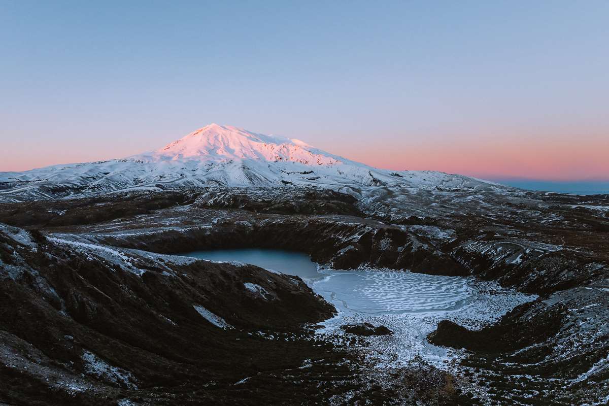 Sunrise at Tama Lakes, Tongariro National Park - Joel McDowell