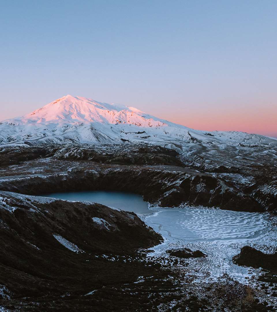 Sunrise at Tama Lakes, Tongariro National Park - Joel McDowell