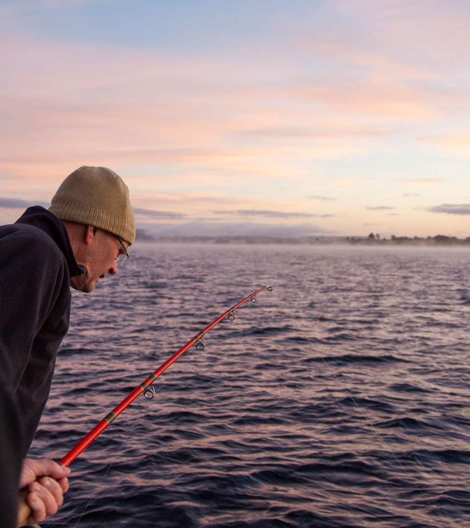 Fishing Lake Taupo family - Vaughan Brookfield