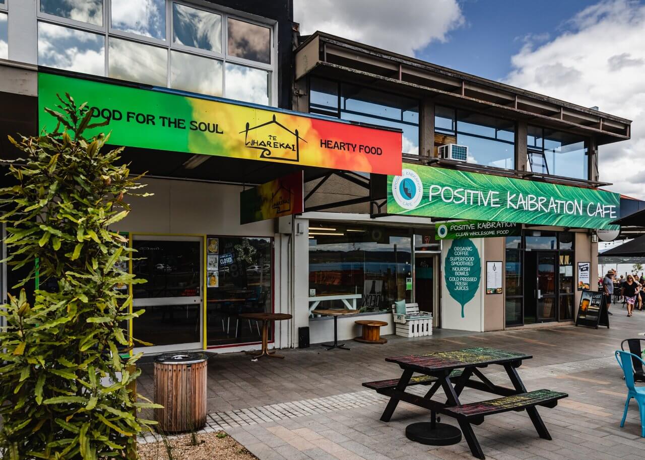 Positive Kaibration Cafe storefront in Taupo